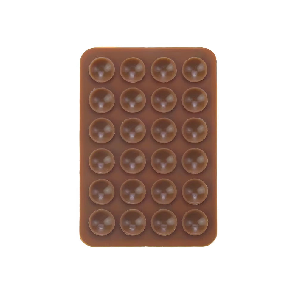 Silicone World Square Silicone Mobile Phone Fixing Suction Cup Car Mounted Bracket Phone Case Universal anti Slip Suction Cup