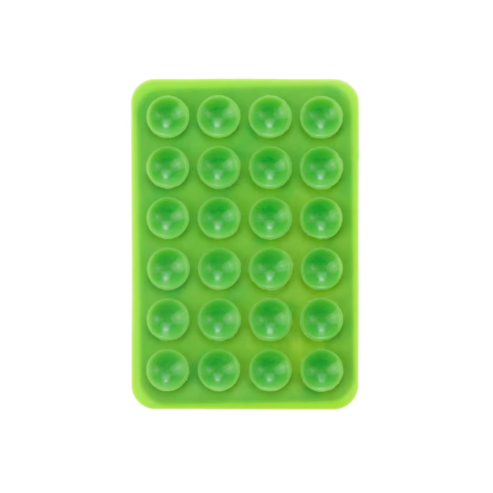 Silicone World Square Silicone Mobile Phone Fixing Suction Cup Car Mounted Bracket Phone Case Universal anti Slip Suction Cup