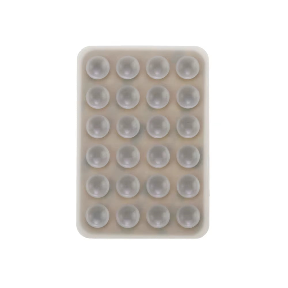 Silicone World Square Silicone Mobile Phone Fixing Suction Cup Car Mounted Bracket Phone Case Universal anti Slip Suction Cup