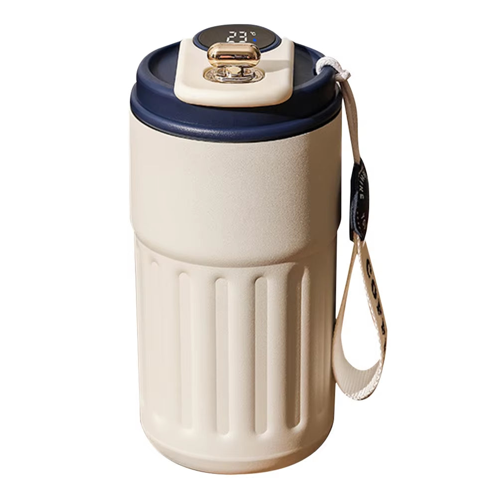 Smart Thermos Bottle Water with Digital Display Temperature Thermos Coffee Mug Stainless Steel Thermos Cup