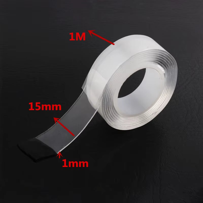 Waterproof Transparent Double Sided Nano Tape Reuse Home Tapes Adhesives Porcelain Wood Metal Plastic Super Glue