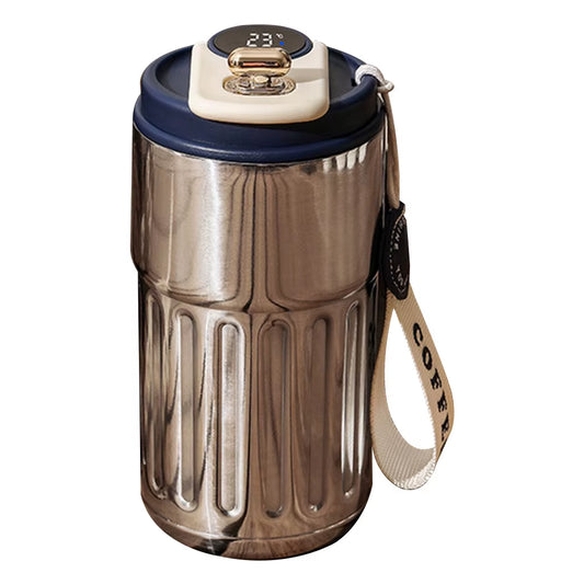 Smart Thermos Bottle Water with Digital Display Temperature Thermos Coffee Mug Stainless Steel Thermos Cup