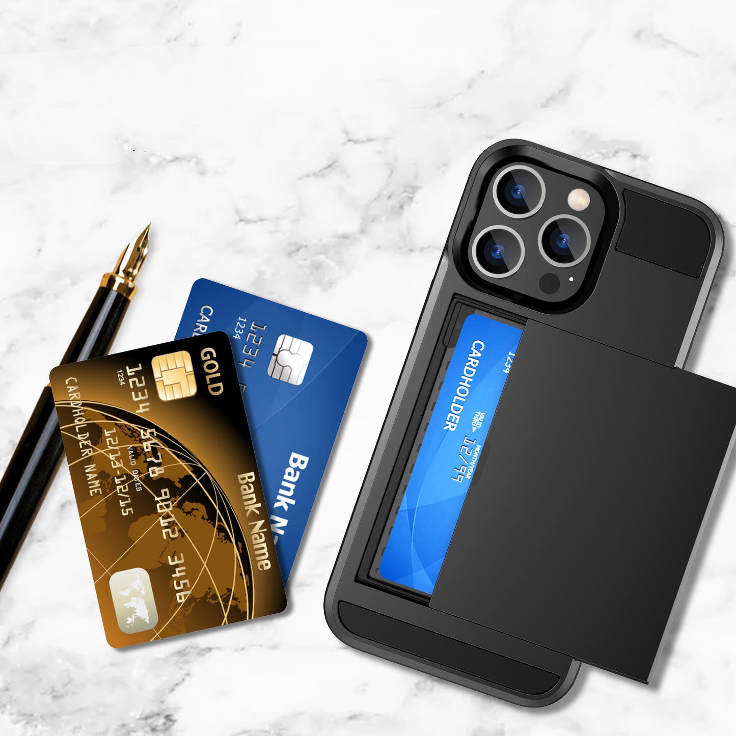 Suitable for Iphone14 Max Slide Card Phone Case