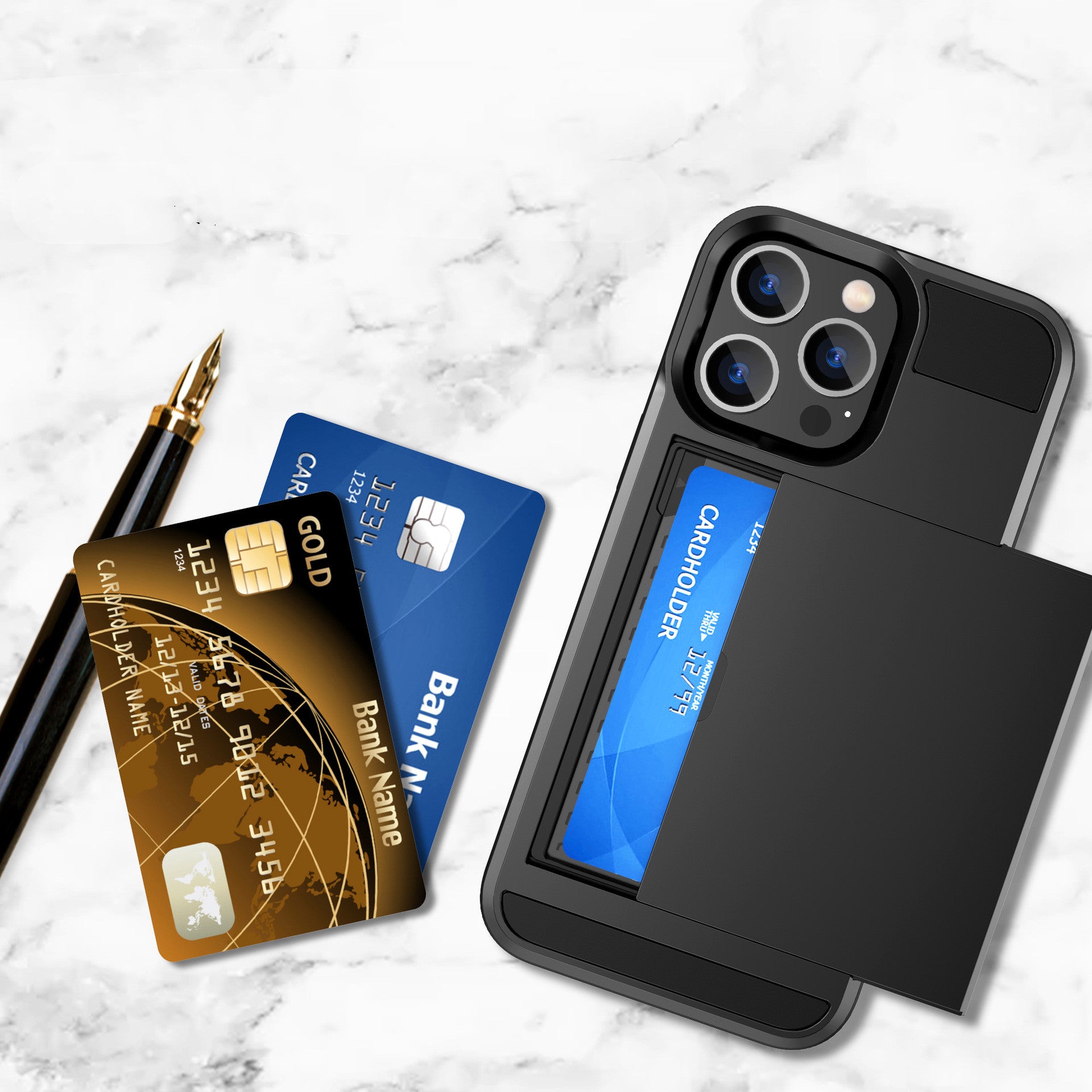Suitable for Iphone14 Max Slide Card Phone Case