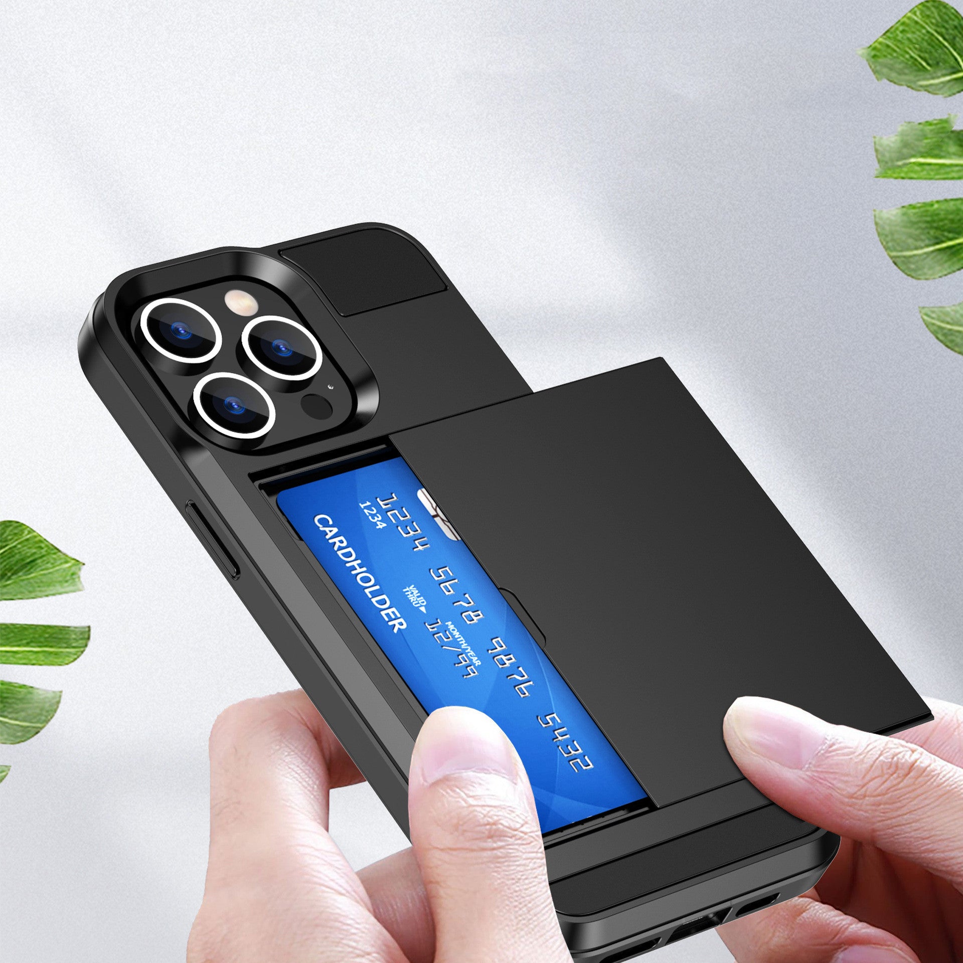 Suitable for Iphone14 Max Slide Card Phone Case