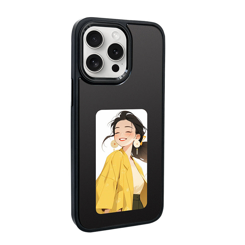 NFC Projection Screen Four-Color E-Ink Screen Bracket Phone Case